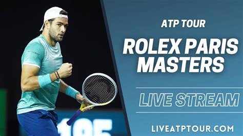 ou voir le streaming open de paris rolex|watch rolex paris masters.